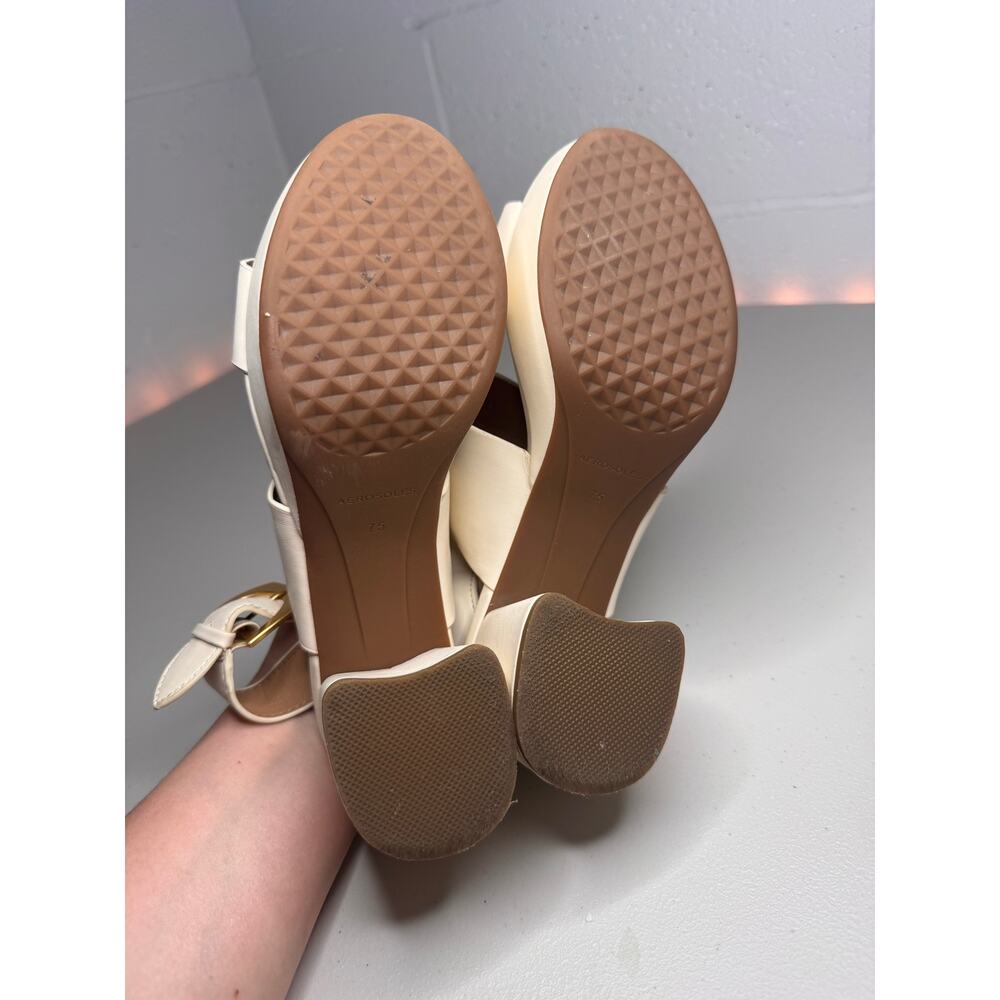 Aerosoles Women’s Ivory Platform Block Heel Sandals Ankle Strap Size 7.5M - Picture 9 of 9